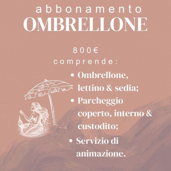 Listno abbonamenti Lido Fantastico